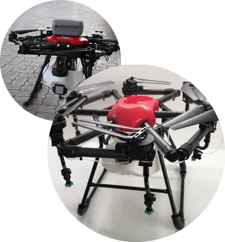 Locally assembled drone
